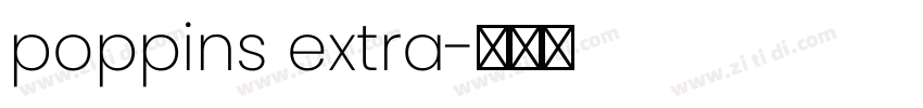 poppins extra字体转换 poppins extra字体转换